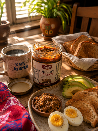 Lelette Chiktay Hareng – Authentic Haitian Smoked Herring Spread (16 oz)