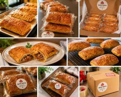 Lelette Haitian Puff Pastry Patties – Flaky Baked Pastries